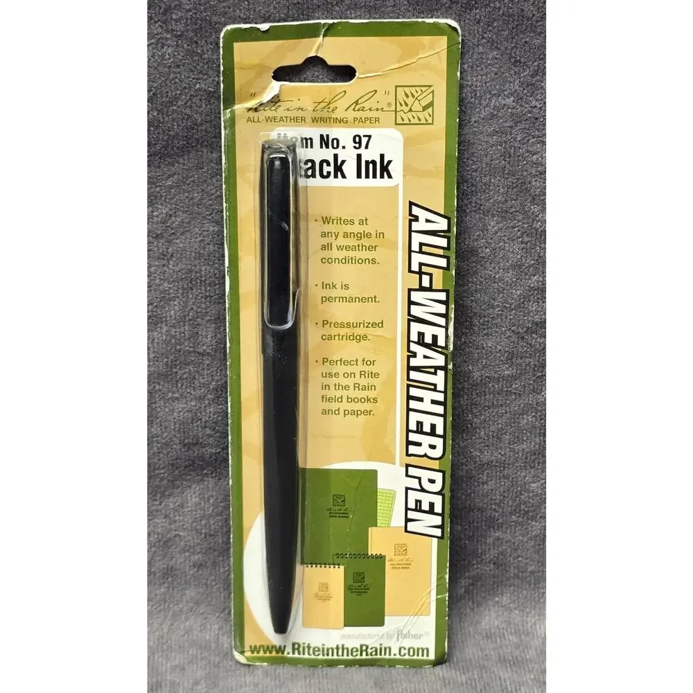 Rite in the Rain All-Weather Black Ink Writing Pen No. 97